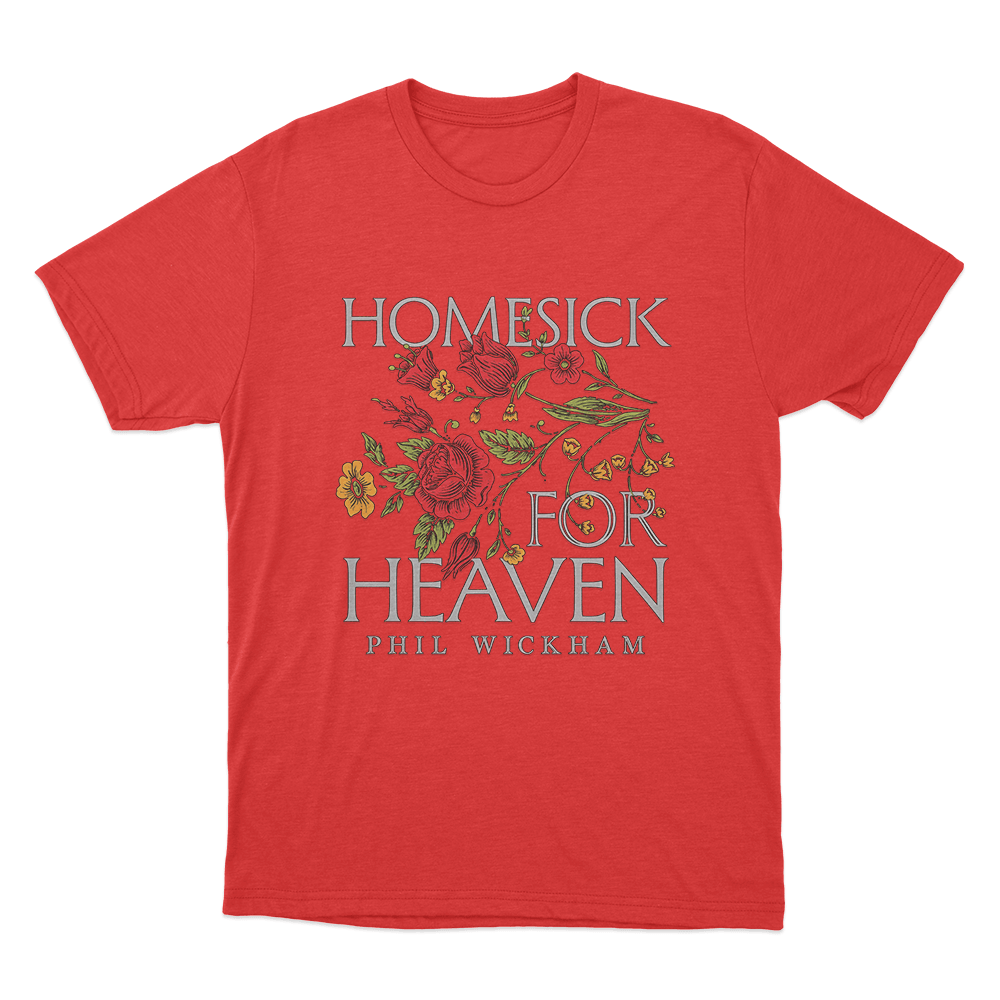 Homesick For Heaven Unisex T Shirt Red Homesick For Heaven Unisex T Shirt Red