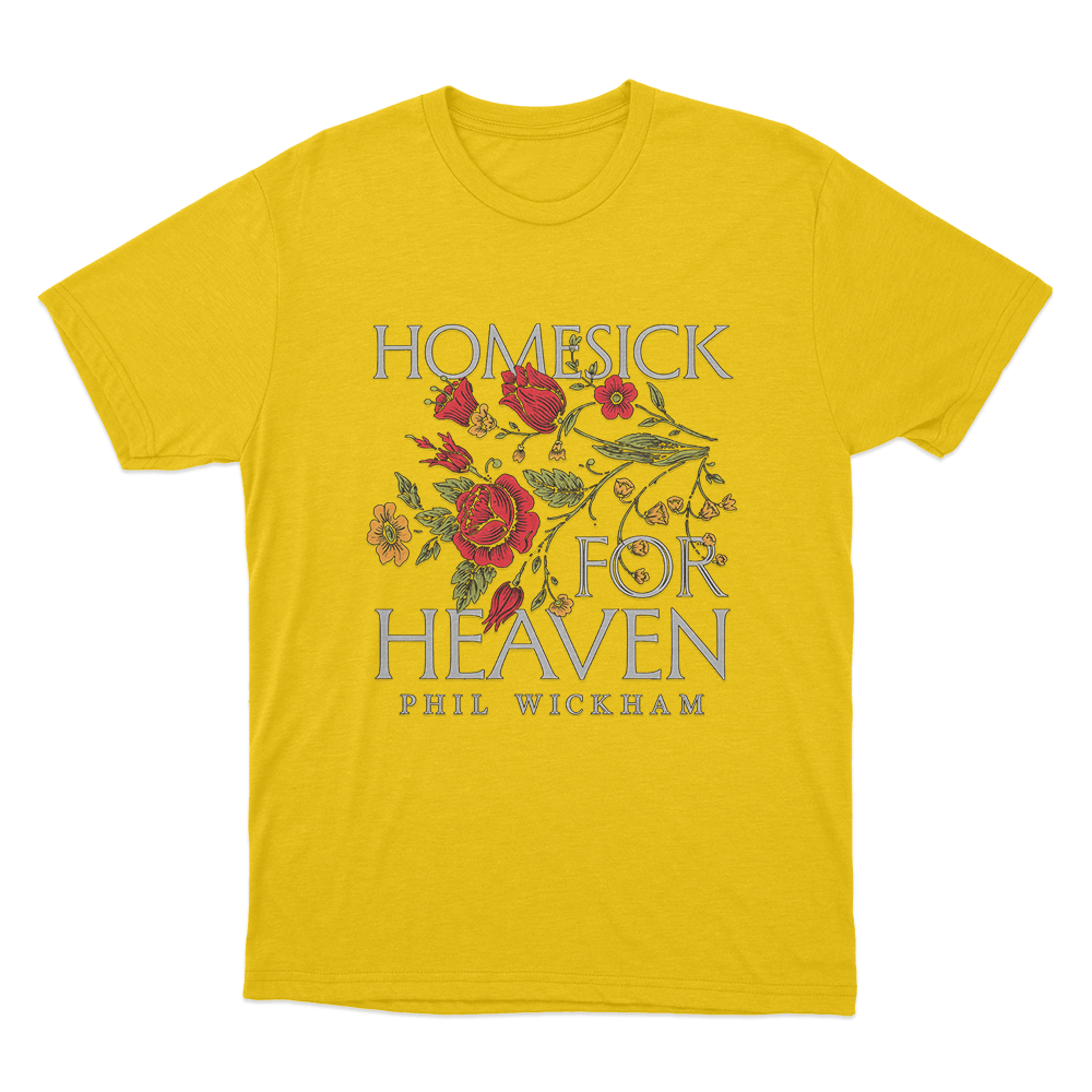 Homesick For Heaven Unisex T Shirt Yellow Homesick For Heaven Unisex T Shirt Yellow