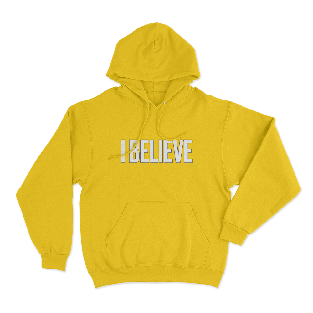 I Believe Unisex Hoodie Yellow I Believe Unisex Hoodie Yellow