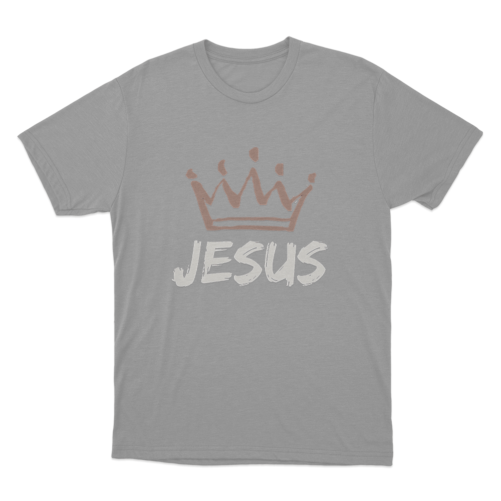 King Jesus Unisex T Shirt Grey King Jesus Unisex T Shirt Grey