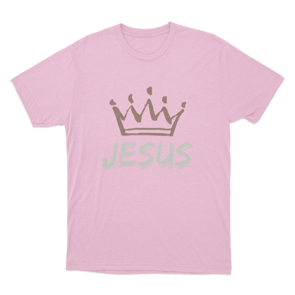 King Jesus Unisex T Shirt Pink King Jesus Unisex T Shirt Pink
