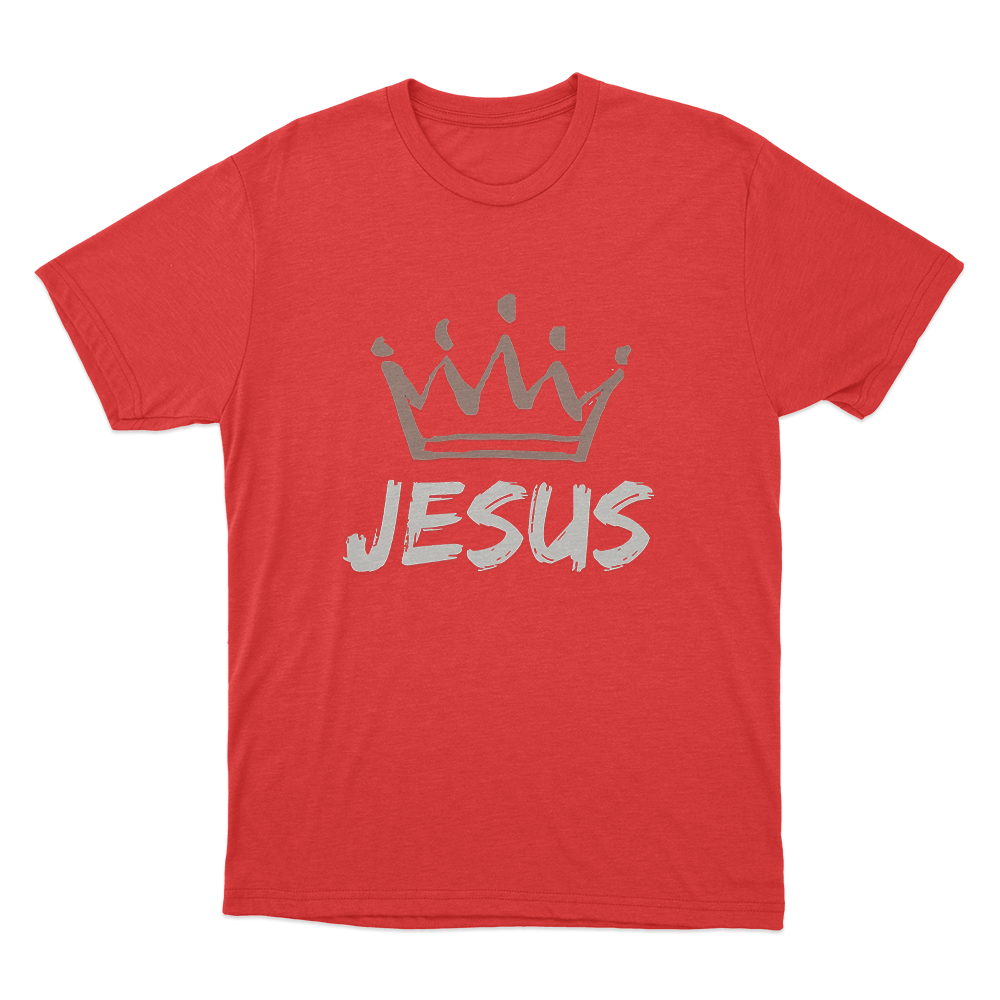 King Jesus Unisex T Shirt Red King Jesus Unisex T Shirt Red