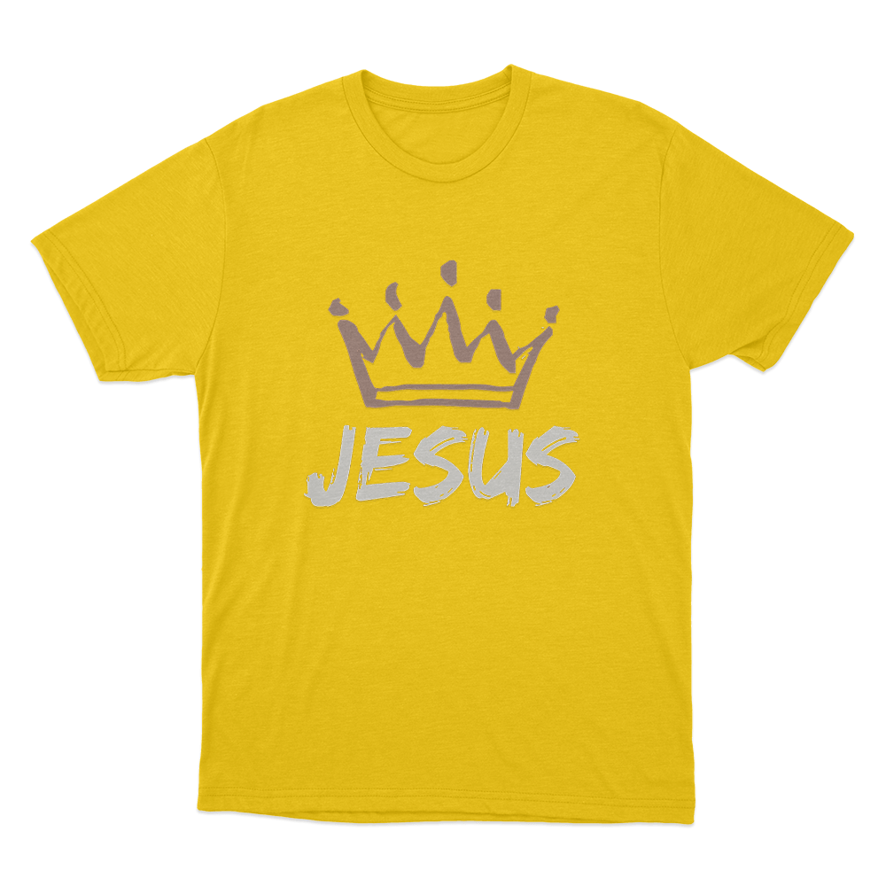 King Jesus Unisex T Shirt Yellow King Jesus Unisex T Shirt Yellow