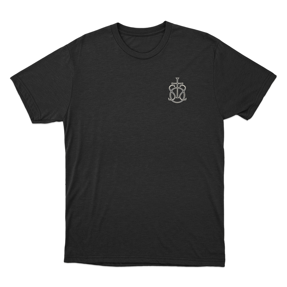 Song Of The Saints Monogram Unisex T Shirt Black Song Of The Saints Monogram Unisex T Shirt Black