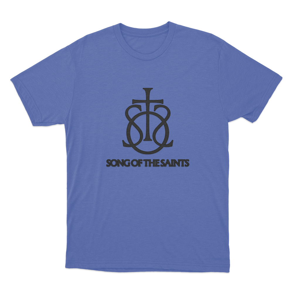 Song Of The Saints T Shirt Blue Song Of The Saints T Shirt Blue