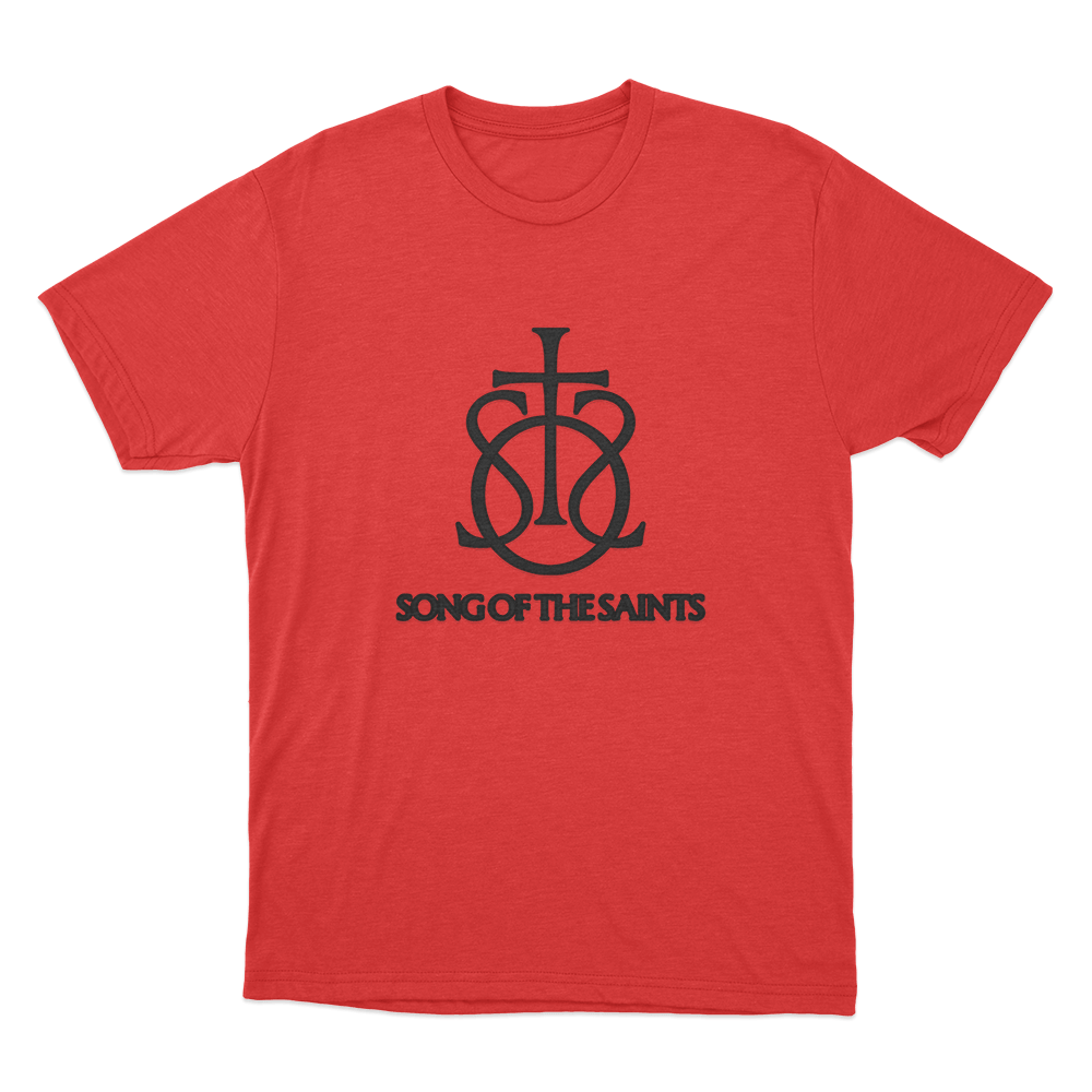 Song Of The Saints T Shirt Red Song Of The Saints T Shirt Red